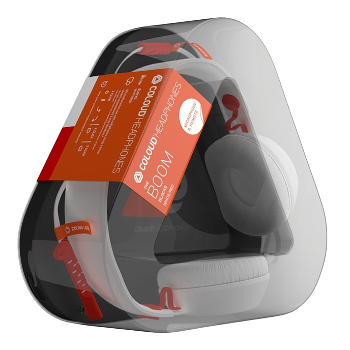 Наушники Coloud BOOM Blocks White/Red - рис.2