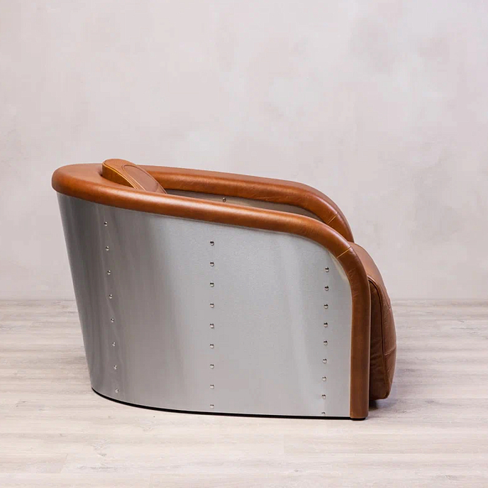 Кресло для прослушивания F2F Пилот Stainless Steel Brown - рис.4