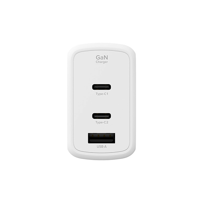 Сетевое зарядное устройство Lyambda LJC-65-2C1A 65W GAN White - рис.2