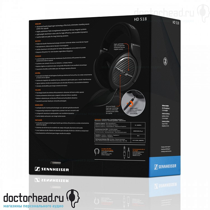 Наушники Sennheiser HD 518 - рис.3
