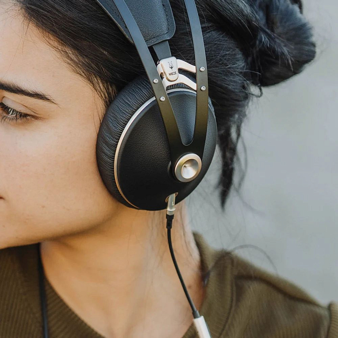 Кабель Meze Mono Standard 3.5mm with Mic Black Silver 1.2m - рис.3