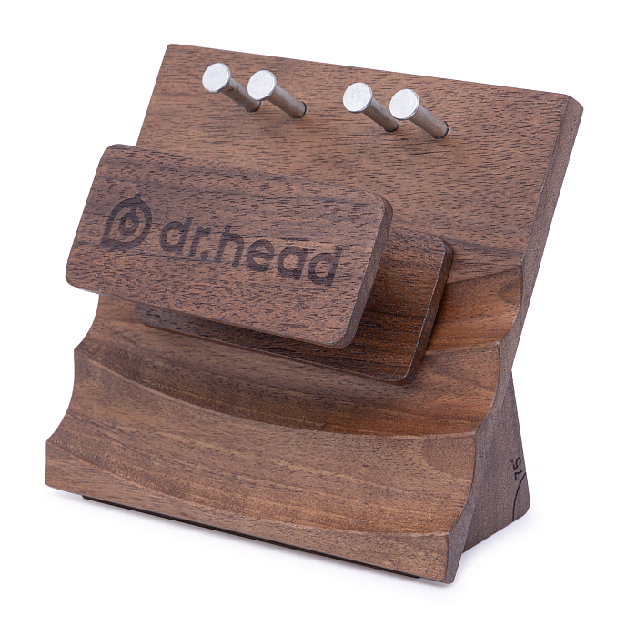 Подставка под наушники Dr.Head Under Wood IEM Stand 64 Audio Walnut - рис.0