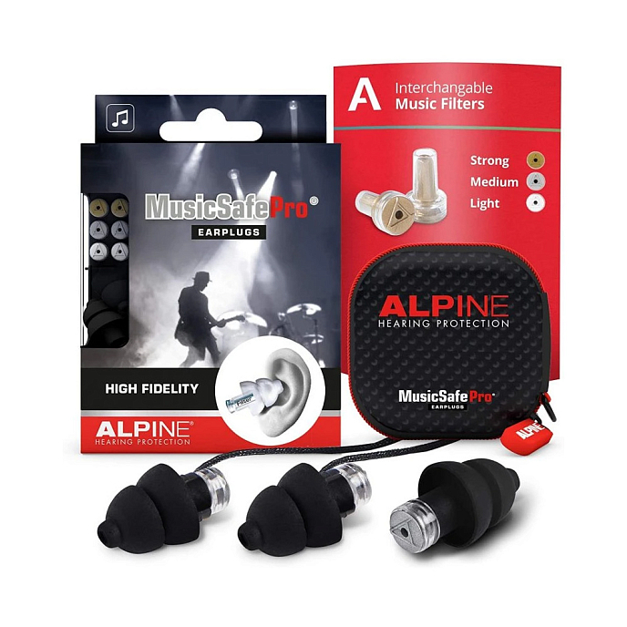 Беруши для музыкантов Alpine MusicSafe Pro Black - рис.0