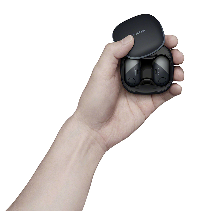 Наушники Sony WF-SP700N Black - рис.3