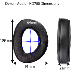 Амбушюры Dekoni Audio Elite Hybrid Ear Pad Set for Sennheiser HD700