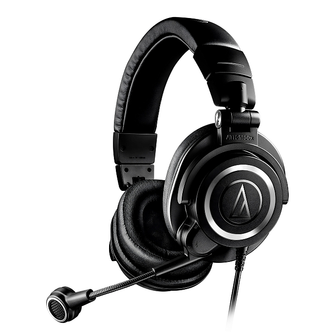 Игровая гарнитура Audio-Technica ATH-M50xSTS-USB Black - рис.0