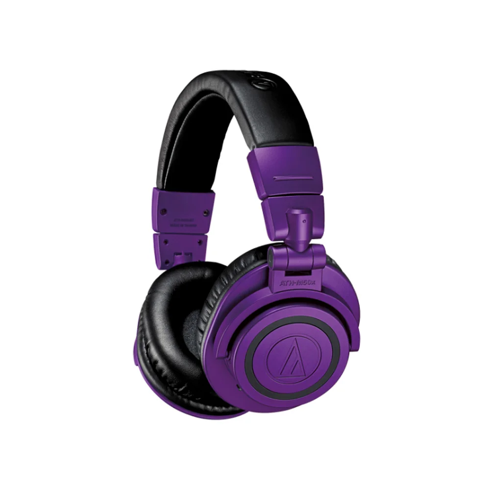 Наушники Audio-Technica ATH-M50X BT Purple купить в Москве, цена 19190 руб.  в интернет-магазине Dr.Head