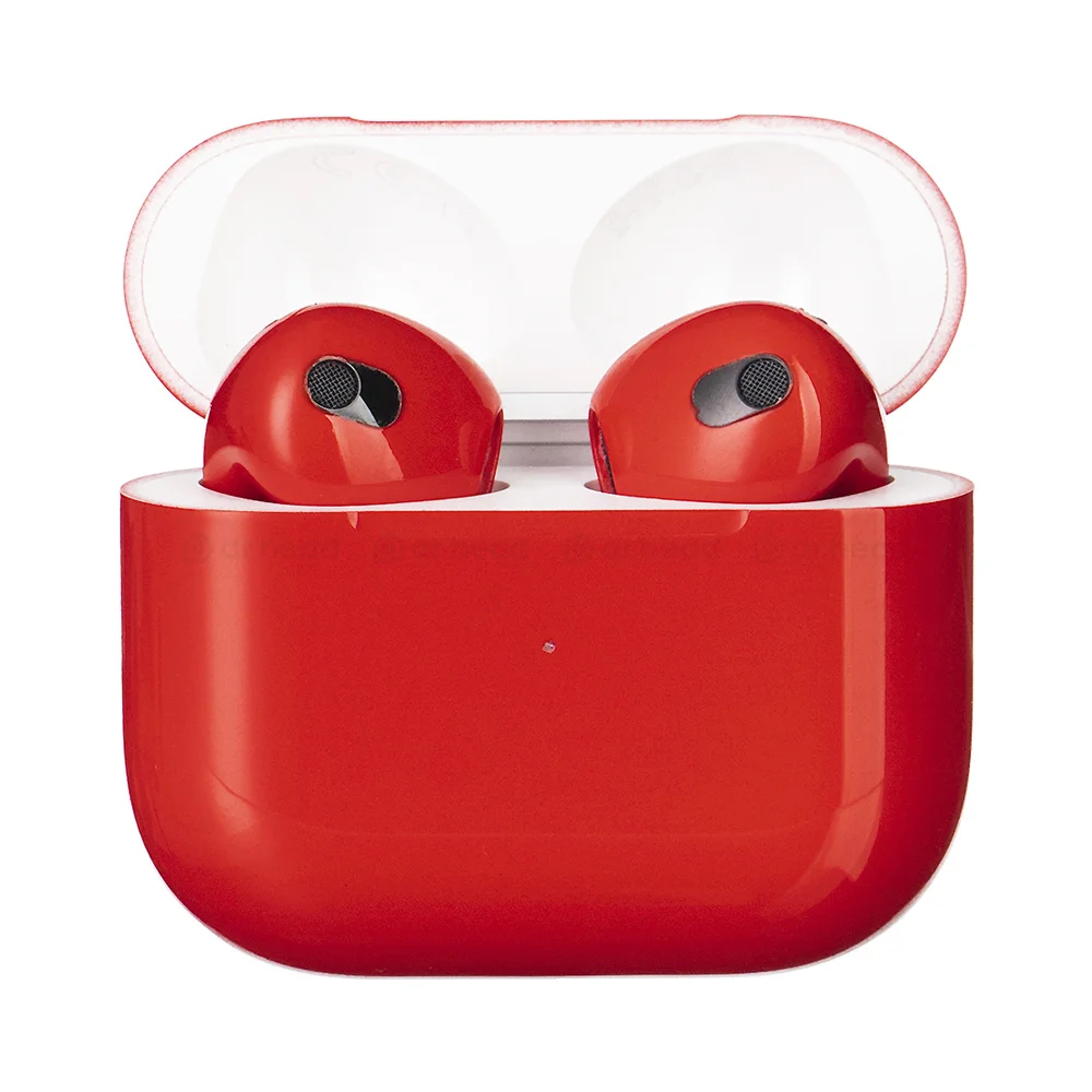 Купить беспроводные наушники Apple AirPods 3rd Red Gloss по цене от 20990  руб., характеристики, фото, доставка