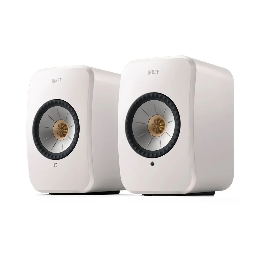 Купить полочную акустику KEF LSX II Mineral White по цене от 139990 руб.,  характеристики, фото, доставка