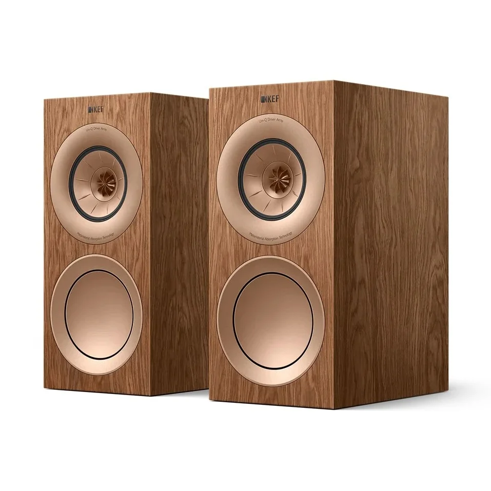 Купить полочную акустику KEF R3 Meta Walnut по цене от 279990 руб.,  характеристики, фото, доставка