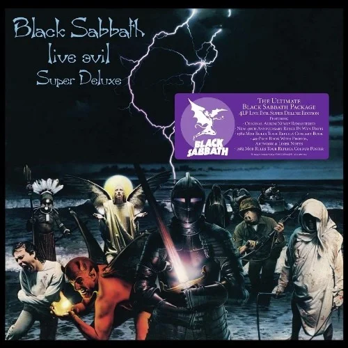 Бокс-сет Black Sabbath – Live Evil Super Deluxe (Box) 4LP - рис.0