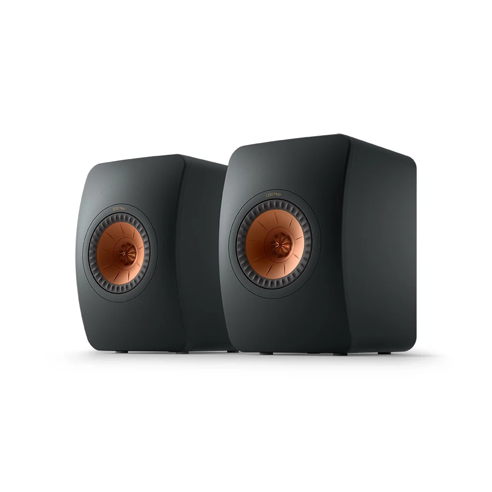 Купить полочную акустику KEF LS50 Meta Carbon Black по цене от 149990 руб.,  характеристики, фото, доставка