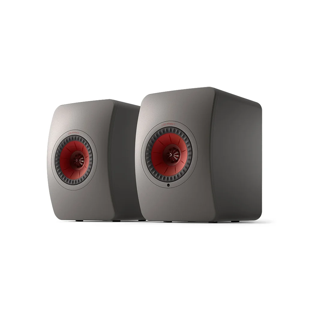 Купить полочную акустику KEF LS50 Wireless II Titanium Grey по цене от  269990 руб., характеристики, фото, доставка