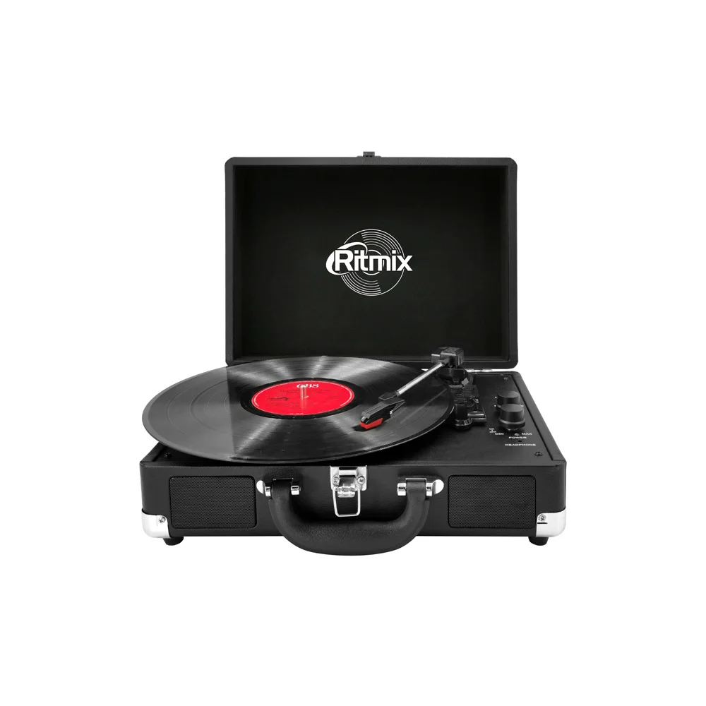 Купить проигрыватель винила Ritmix LP-120B Black по цене от 5690 руб.,  характеристики, фото, доставка