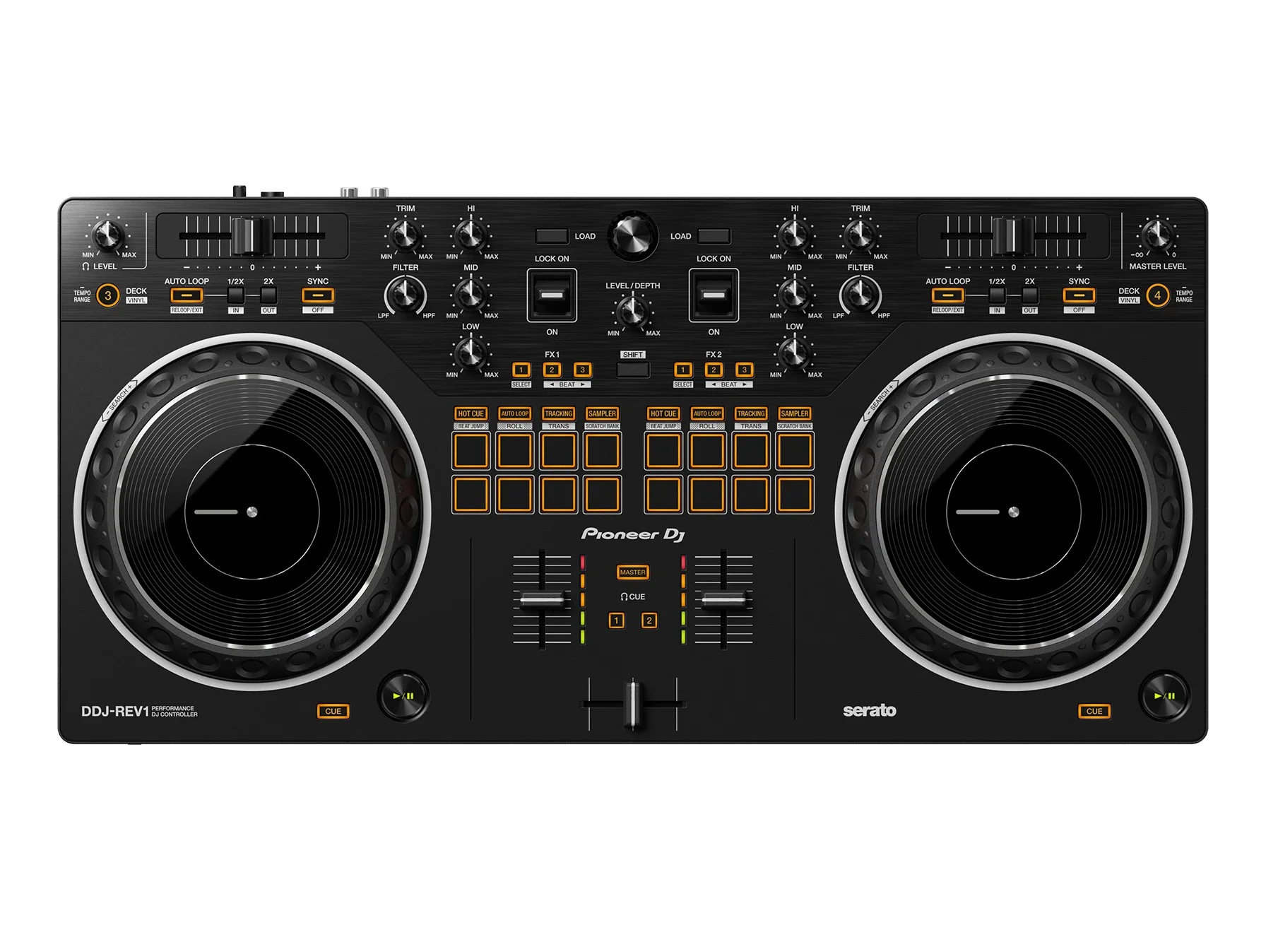 Купить dj-контроллер Pioneer DDJ-REV1 по цене от 40990 руб.,  характеристики, фото, доставка