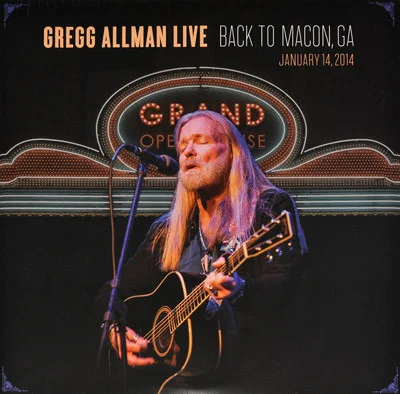 Пластинка Gregg Allman - Live: Back To Macon, GA - рис.0