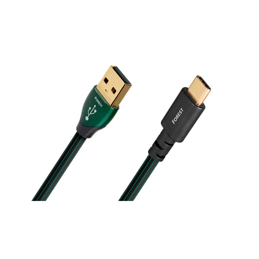 Купить кабель AudioQuest Forest USB-A - USB-C 0.75m по цене от 8090 руб.,  характеристики, фото, доставка