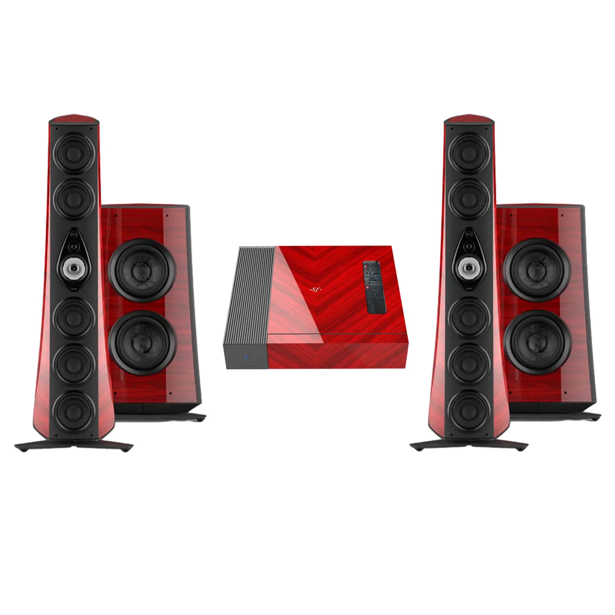 Купить комплект Sonus Faber Suprema Red High Gloss по цене от 79000000  руб., характеристики, фото, доставка