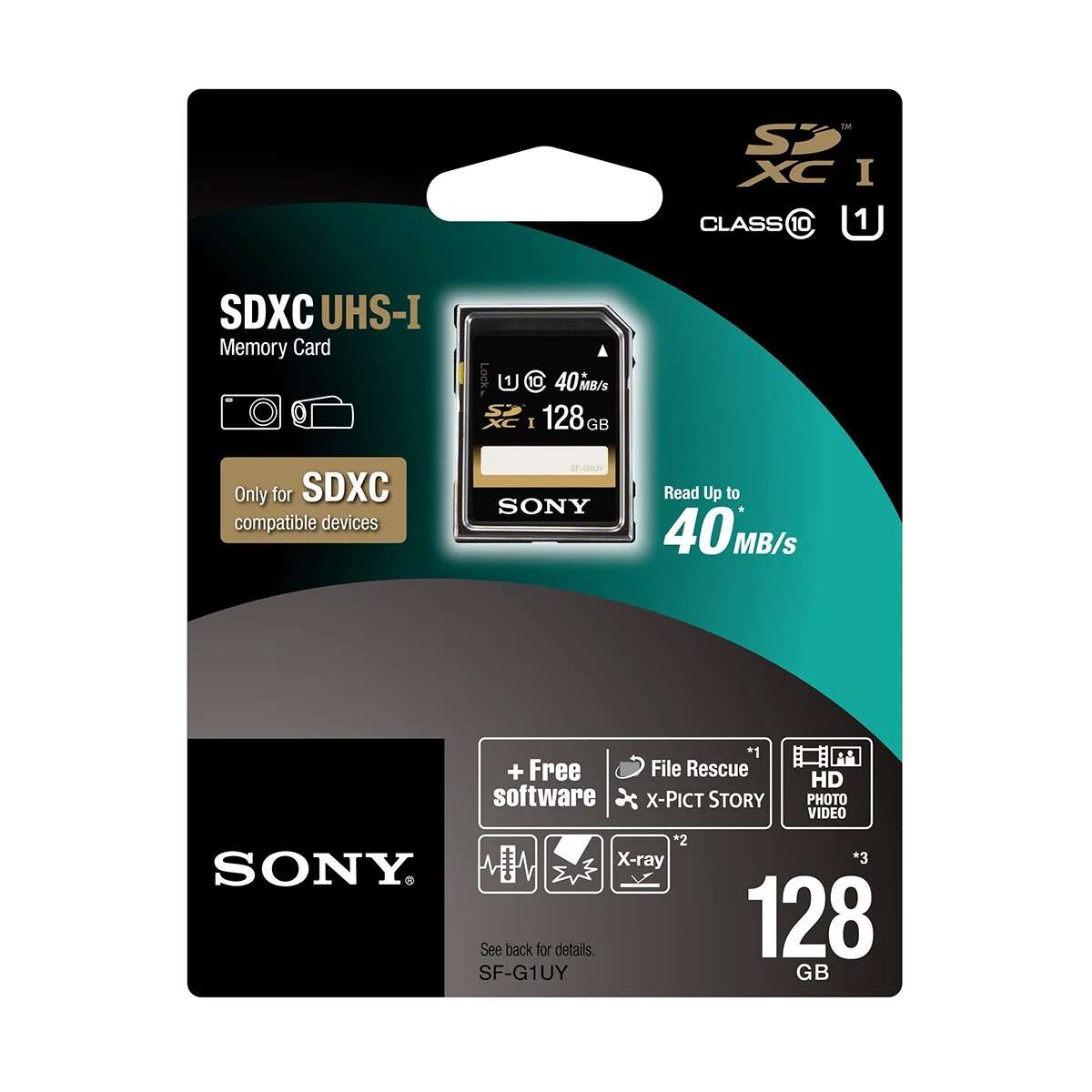 Купить карту памяти Sony SFG1UYT SD 128GB по цене от 4990 руб.,  характеристики, фото, доставка