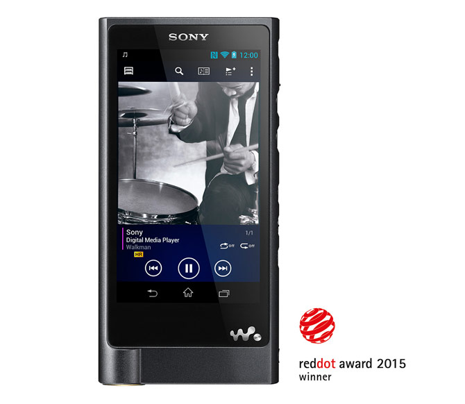 SONY NW-ZX2 Reddot award 2015 winner