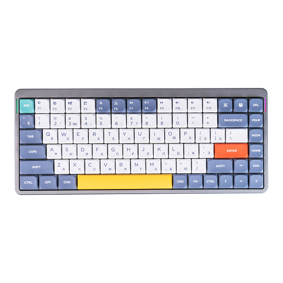 Клавиатура NuPhy Air75 Blue Switch Grey - рис.0