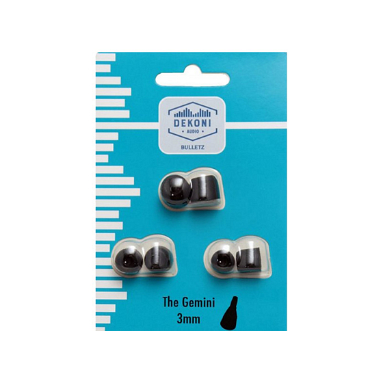 Амбушюры Dekoni Audio Gemini Memory Foam 3mm Ear Tips - рис.0