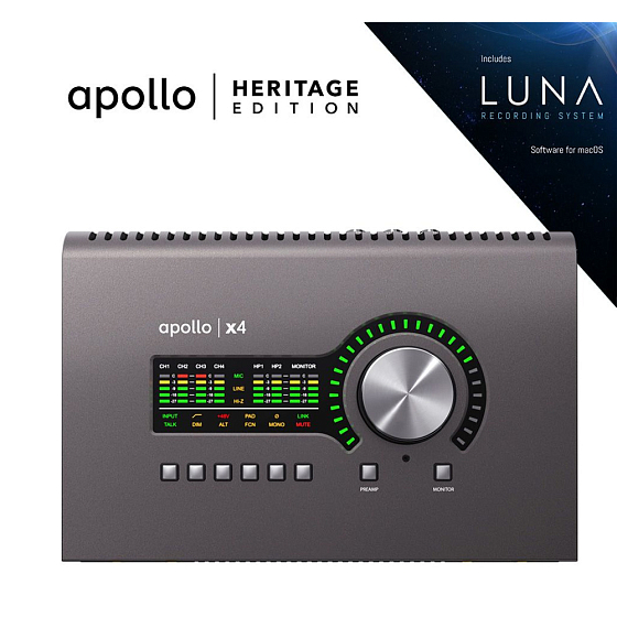Аудиоинтерфейс Universal Audio Apollo x4 Heritage Edition - рис.0