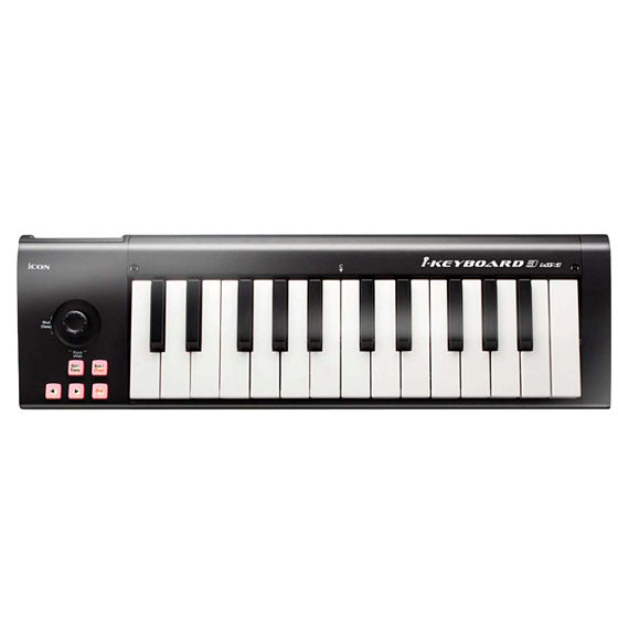 MIDI-клавиатура iCON iKeyboard 3 Mini Black - рис.0