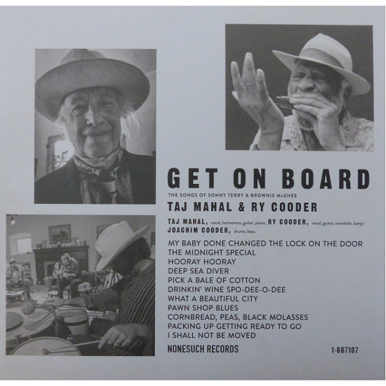 Пластинка Taj Mahal & Ry Cooder – Get On Board LP - рис.0
