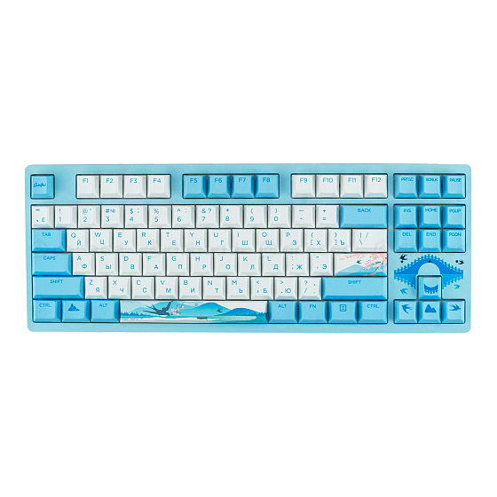 Клавиатура Dareu A87L Swallow Turquoise - рис.0