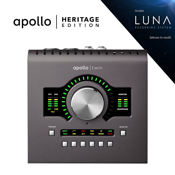 Аудиоинтерфейс Universal Audio Apollo Twin MkII Heritage Edition - рис.0