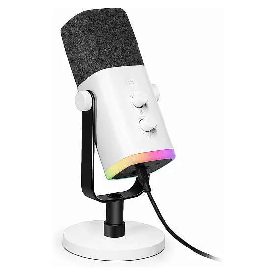 Микрофон для стриминга и игр Fifine AmpliGame AM8 White - рис.0